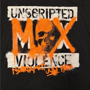 AWE Jon Moxley Unscripted Violence T-Shirt